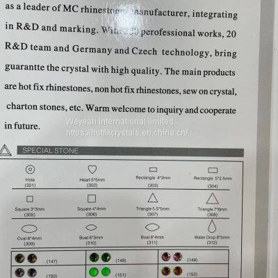 MC Ss06 Rose Hot Fix Stones for Bubai Market photo-2