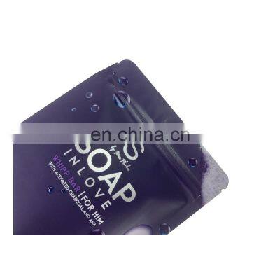 Custom Stand up Pouch Cute Pink Flexible Bopp Herbs Shampoo Facial Clear Soap Poly Plastic Pouch Packaging Mylar Bag photo-3