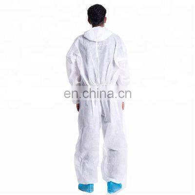 Factory Price Wholesale Non-woven Coverall Jumpsuit Waterproof Overall For Person Protection photo-2