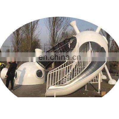 New Rainbow Slide Lawn Slide Outdoor Kids Adult Snow Slide Amusement Park Equipment
