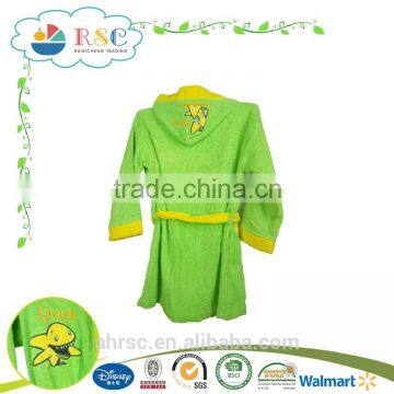 Baby printing coral fleece bathrobes animal design