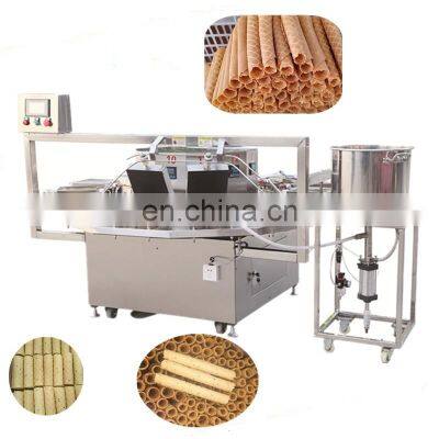 small capacity egg wafer roll making machine