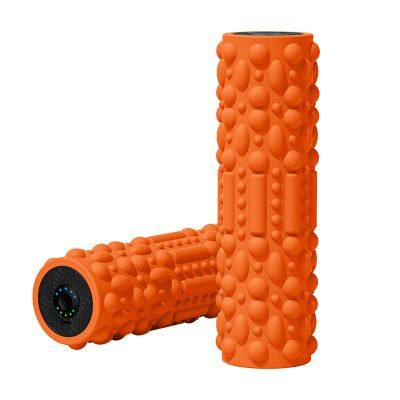 2024 Electronic Vibrating Massage Roller, Type-C rechargeable deep tissue massage foam roller