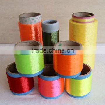 High Tenacity Low Elongation Dyed Polyester Yarn photo-3