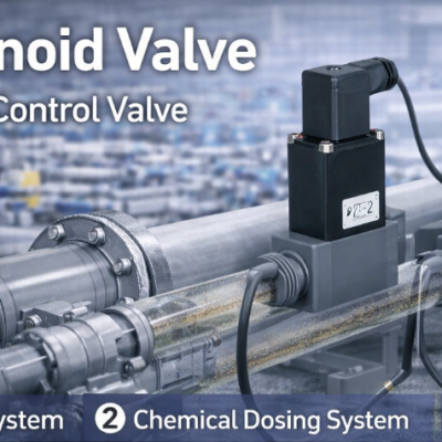 PVC Solenoid Valve 2/2 Way | Industrial Automatic Control Valve /Electric Solenoid Valve for Water Treatment System