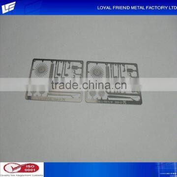 Custom-made Metal Etched Model Plate