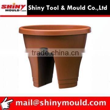 plastic injection plastic plant pot mould,shiny mould