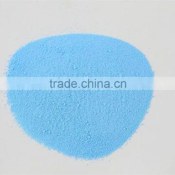 Washing powder blue color