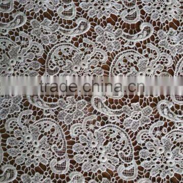 2016wholesale Lace Garment Accessory/embroidery Cotton Full Lace Water Soluble Lace Fabric photo-6