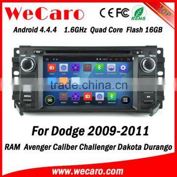 Wecaro WC-JC6235 Android 4.4.4 radio 1024*600 for dodge avenger touch screen car dvd player gps 2009 2010 2011 Wifi&3G