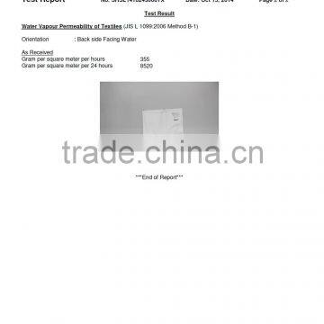 Water Vapour Permeability