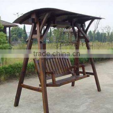 Outdoor Wooden Two Seat Swing/playground Swing Seat