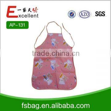 PVC waterproof apron with double laye