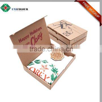 Custom Hot Sale Luxury Logo Printed t Shirt Packaging Box