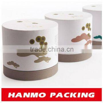 2013 high quality round paper box for chinese tea