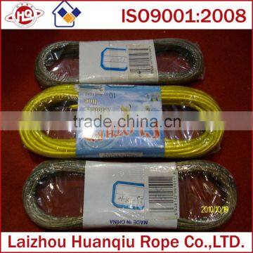 China Supplier Colorful PVC Clothesline Twine