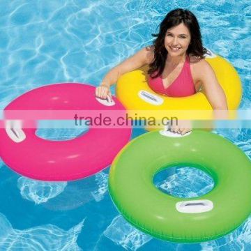 PVC Inflatalbe Swim Ring with 2 Handles