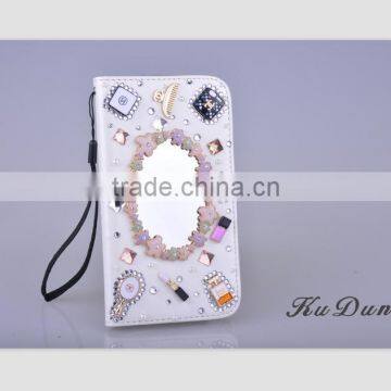 2014 fashion mobile rhinestone phone case for Samsung n7100