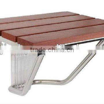 Folding shower seat