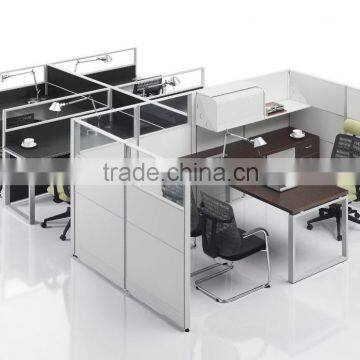 Office computer desk workstation,office partition cubicle with screen (SZ-WSB420)