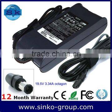 power adaptor safety mark 19.5V 3.34A 65W octagon for DELL Notebooks