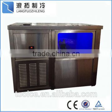 China water saving working table ice maker for beverage and coffee shop use