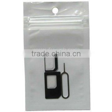 Nano SIM Card adapter+Tray Holder Eject Pin Key Tool for iPhone 5