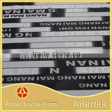 Warp knitted nylon spandex printed fabric