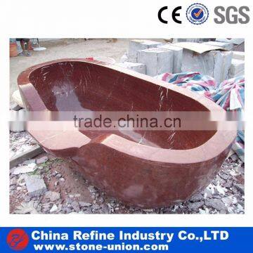 Red marble bathtub for sale