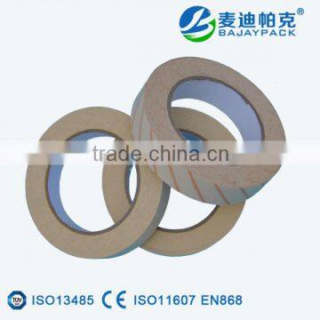 Surgical autoclave sterilization indicator tape for crepe paper