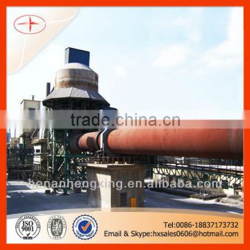 2016 high efficiency cement limestone bauxite Rotary kiln from China manufactory