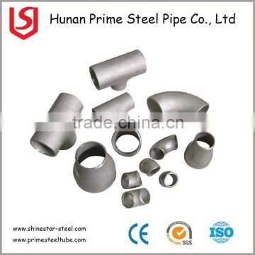 45 degree short radius steel pipe elbow, ASTM A234 butt weld elbow