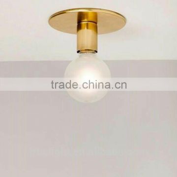 hall ceiling lamp copper