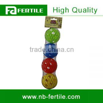 YWJ 805032 4pcs plastic pet toy ball