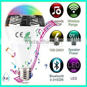 CE & RoHS Certificate RGBW Speaking LED Bluetooth Bulb photo-2