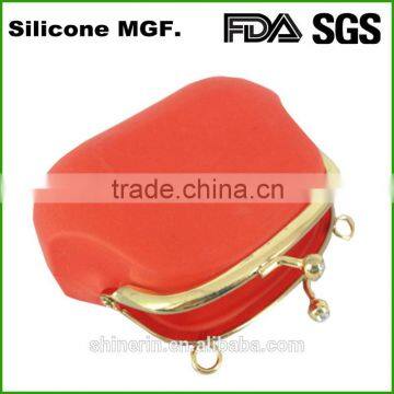 Logo Printing Smart Stuff Silicon Materail Luxury Coin Purse for Ladies photo-2