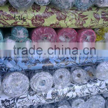 micro & taslon printed fabric stock