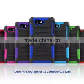 Keno Tough Rugged Layered Extreme Hybrid Belt Clip Holster Case for Sony Xperia Z4 Compact / Z4 Mini photo-6