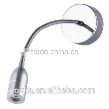 Facotry SALE 3W Led Wall Sconce Light for Hotel Indoor Lighting With Flexible Gooseneck photo-4