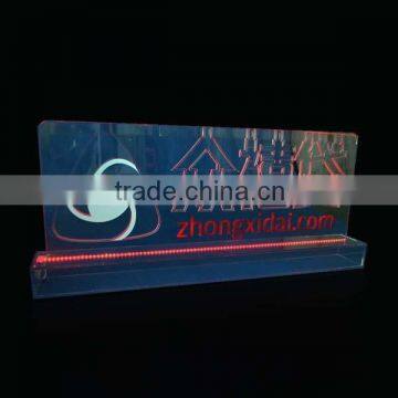 Acrylic Ice Sculpture Custom Acrylic Led Edge Lit Sign Ice Sculptures for Parties photo-4