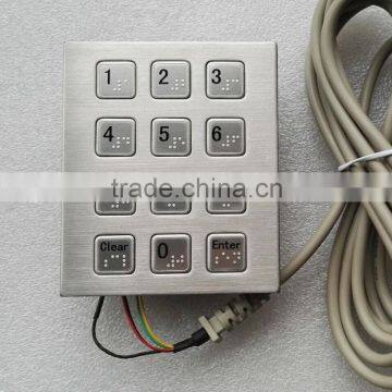Supplier Fashion 3x4 Metal Keypad photo-3