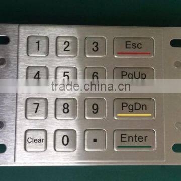 Stainless Steel USB Connect Easy Install Metal ATM Keypad photo-5