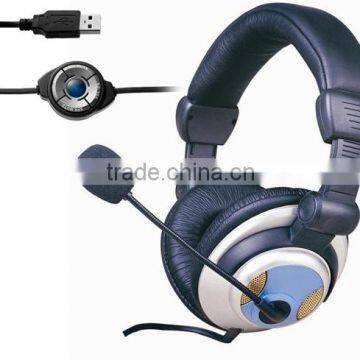 Excellent Sound Quality USB PC Headset USB-329