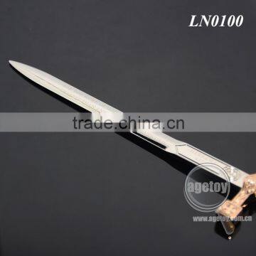 Sword Shape Customized Souvenirs Zinc Alloy Silver Color Metal Sword Letter Opener photo-4