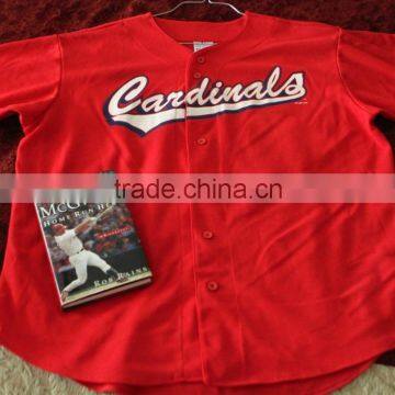 2016 OEM Custom Baseball Jersey Professional 100% Polyester Speedo 200 250 Gsm Baseball Jersey photo-2