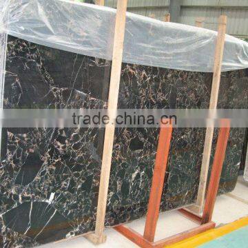 Portopo Black Gold Marble Interior Decoration Slabs