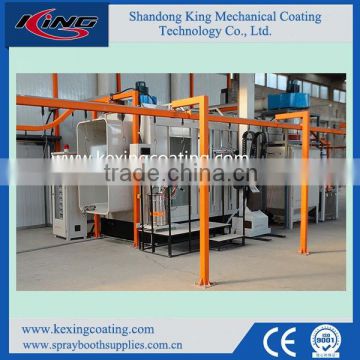 CE Approved Compact Automatic Powder Coating Line for Sale