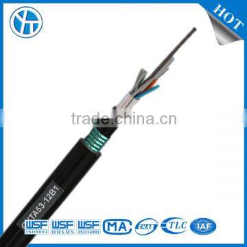 48 Core Direct Buried Optic Fiber Cable GYTA53