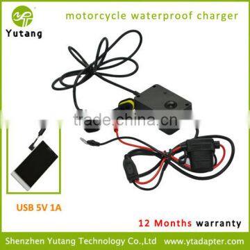 12V-24V 5v 2A Motorcycle Waterproof USB Power Supply Port Socket Charger