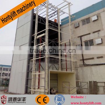 small rail cargo elevator lift/electric lifts for warehouse